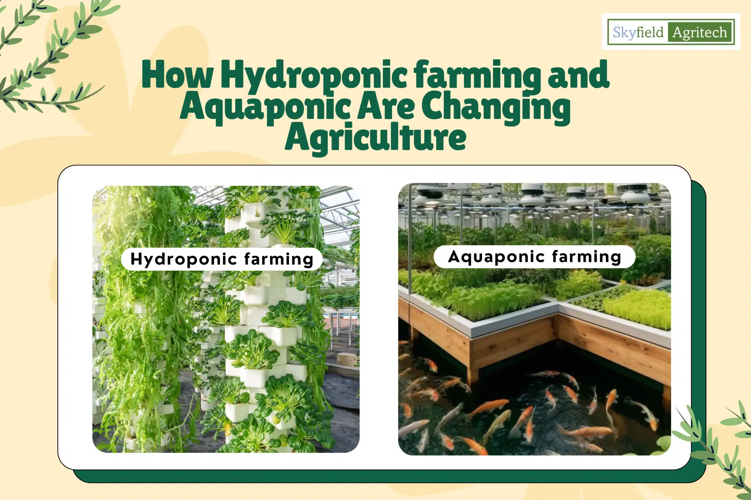 hydroponic farming vs aquaponics