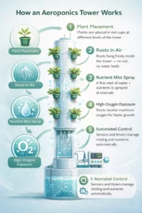 How an Aeroponics Tower Works