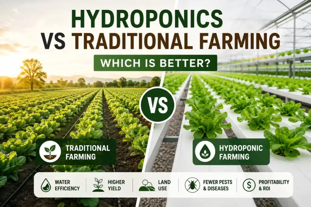 Hydroponics vs Traditional Farming Which Is Better