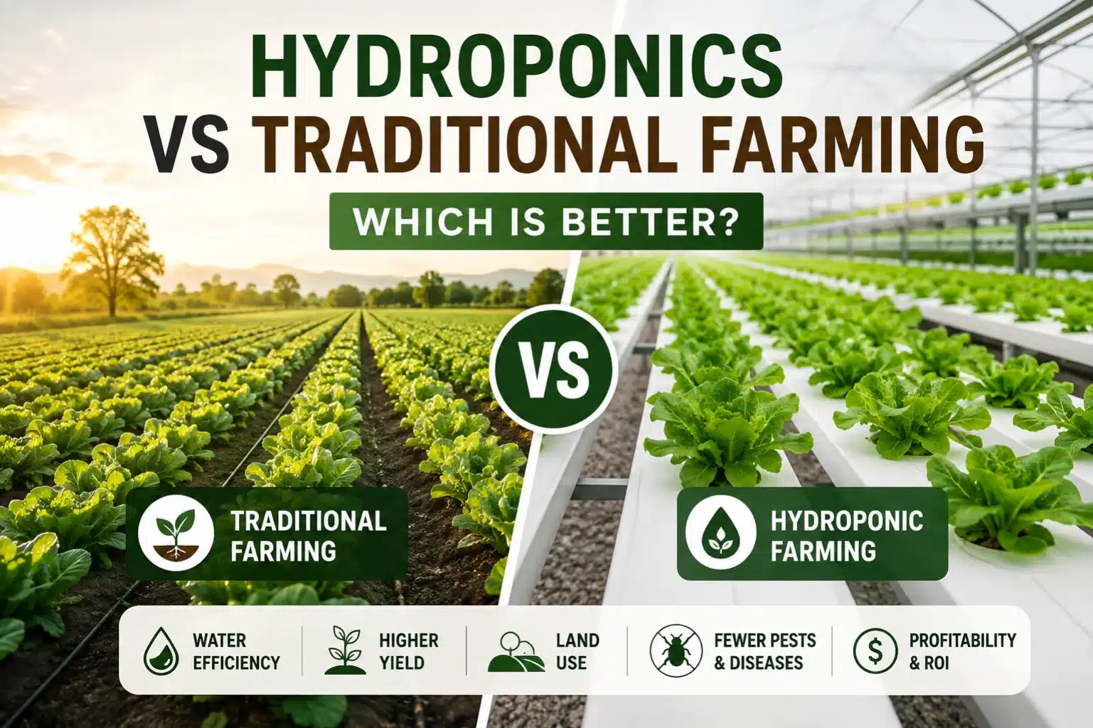 Hydroponics vs Traditional Farming Which Is Better