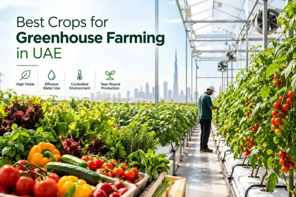 Best Crops for Greenhouse Farming in UAE